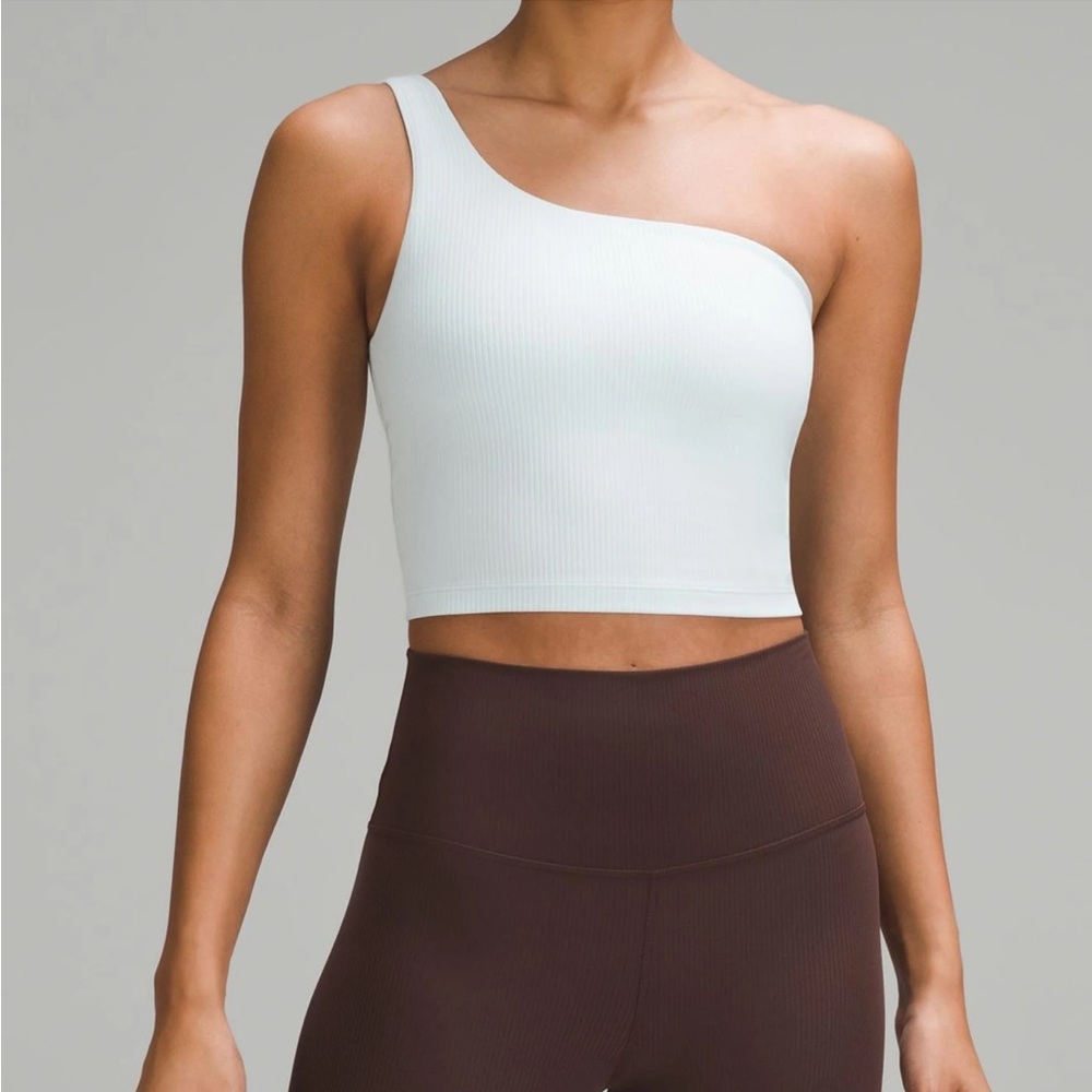 lululemon athletica White One-Shoulder Tank Top